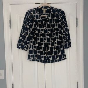 Banana Republic 3/4 sleeve button up blouse
